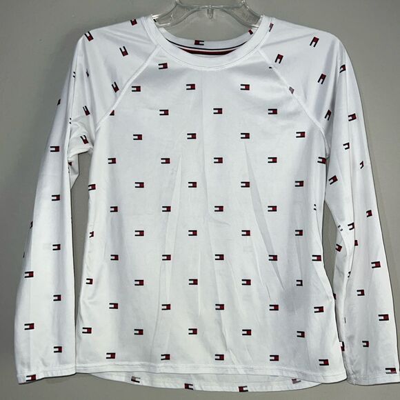 Tommy Hilfiger Women's Long-Sleeve Beach/pool/Swim Top/cover Up/Sunscreen - Picture 1 of 9